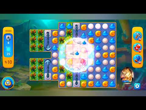 фишдом 2022 # 10561 уровень - прохождение без бустеров # Fishdom,  10561  level - no Boosters.