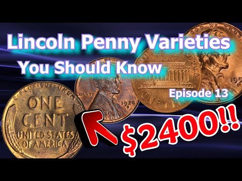 Lincoln Penny Varieties You Should Know Ep.13 - 1955, 1961, 1928 and what they are worth