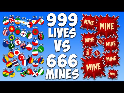 Marble Race 999 Lives VS 666 Mines - Watch Time Cup August 2025