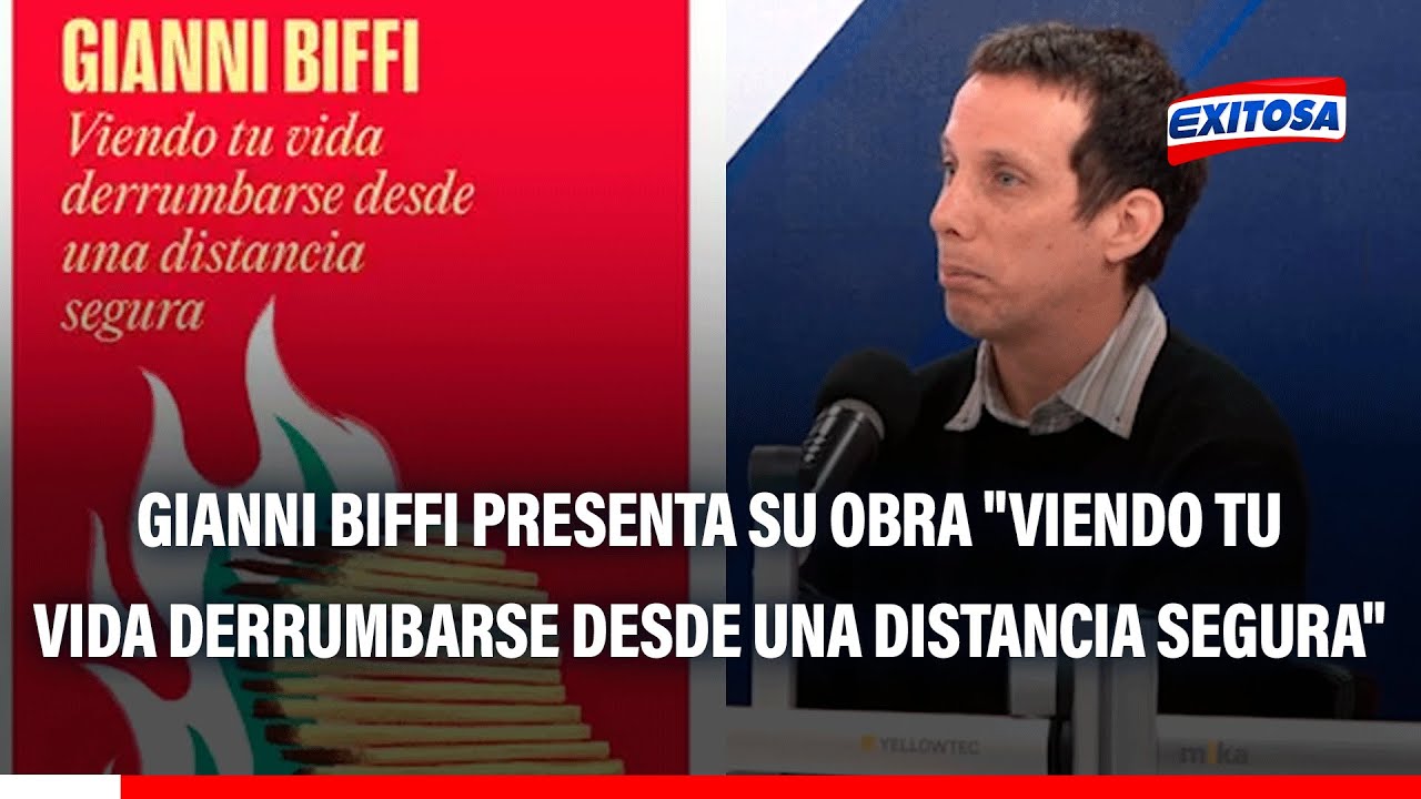 🔴🔵 Gianni Biffi presenta su obra "Viendo tu vida derrumbarse desde una distancia segura"