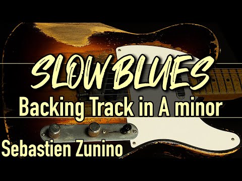 Lonesome Slow Blues Backing Track in A minor | SZBT 967