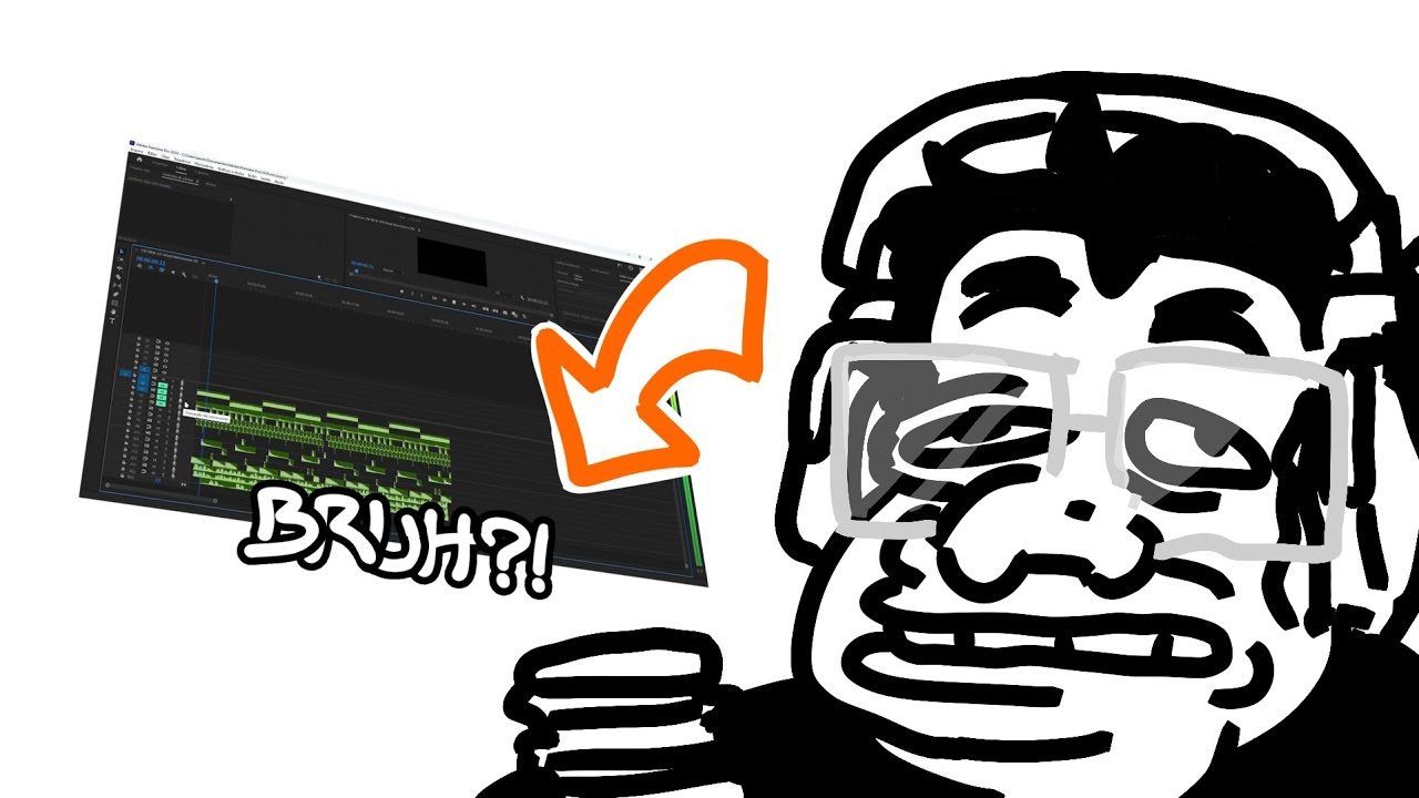 fiz uma MÚSICA em um EDITOR DE VÍDEO (bruuhhhh)