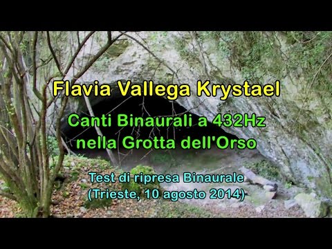 Flavia Vallega Krystael: Canti Binaurali a 432Hz nella Grotta dell'Orso [3D Binaural Audio]