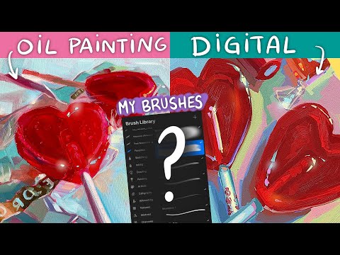 MY digital BRUSHES and how I use them - “digital traditional” TUTORIAL on ArtRage