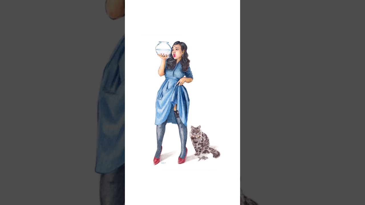 Pin up girl Illustration #Pinup #PinupLife #PinupCulture #ClassicPinup #VintagePinup