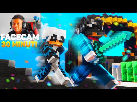 Half an Hour of BedWars Facecam with Kendal