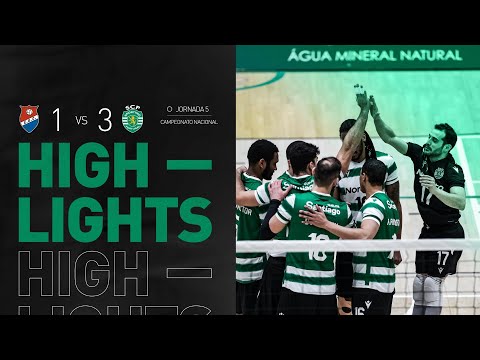 Voleibol | Resumo: Esmoriz GC x Sporting CP