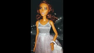 Barbie doll dress up #6 new fashionista fashion pack! Sierra sparkle dress.