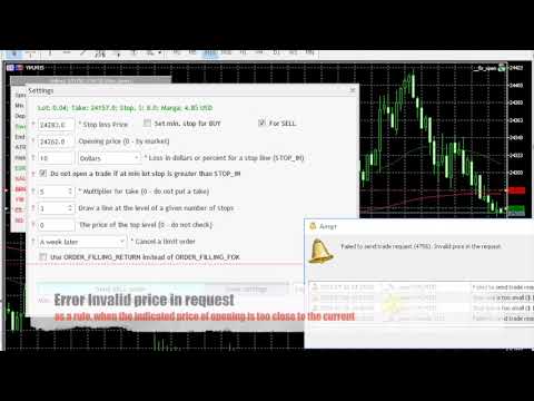 Video Creating orders with a fixed stop in dollars