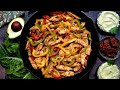 chicken Fajita recipe with a delicious avocado sauce / chicken Fajita at home