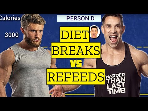 Diet BREAKS Vs. REFEEDS || The BEST Way To Lose Weight?
