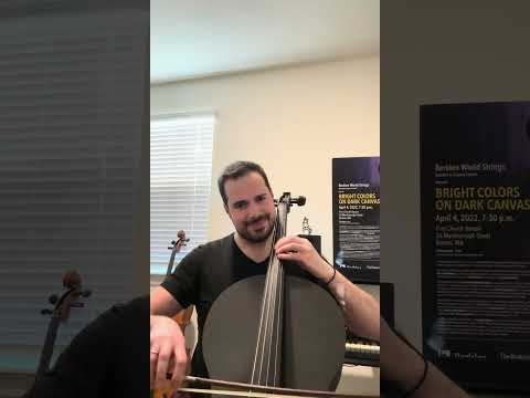 Naseem Alatrash - 'I love this cello' Forte3D's 3D Printed Carbon Fiber Cello