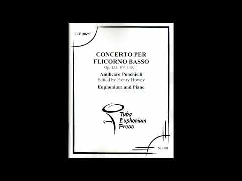 Ponchielli Concerto per Flicorno basso (A=442) "Karaoke - Accompaniment"
