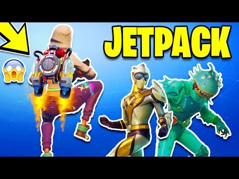 Fortnite JETPACK LEAK! New SECRET SKINS Found Early! (New Emotes, Gliders, Pickaxes and Skins) Video