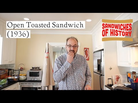 Open Toasted Sandwich (1936) on Sandwiches of History⁣