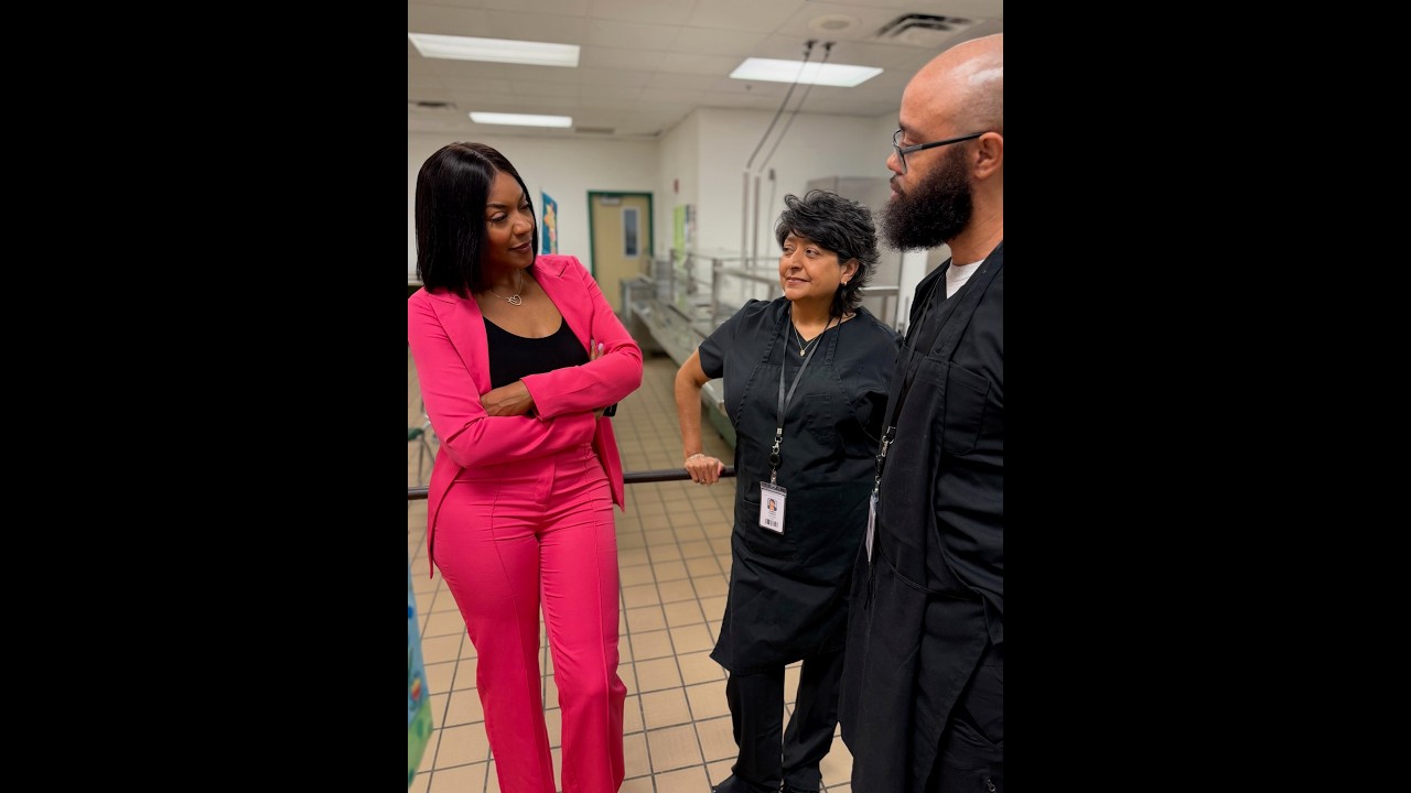 The lunch lady gets petty and calls Ernestine “Mrs. Officer!”