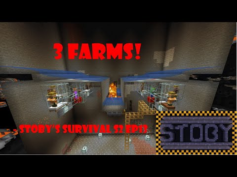 3 FARMS! - SToby's Survival Season 2 Episode 13