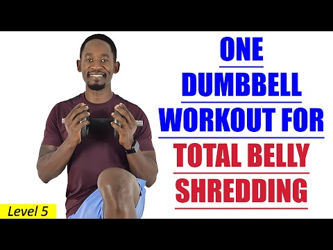 30 Minute Dumbbell Strength Training for Fat Loss Full Body Workout  250 Calories 