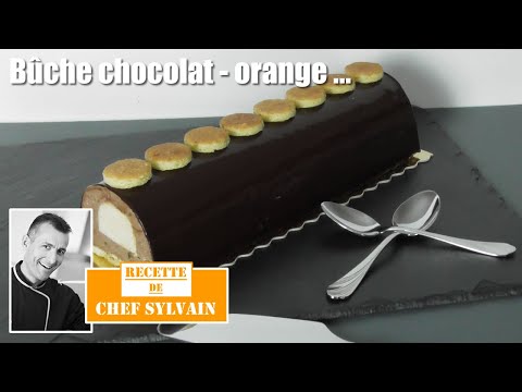 Chocolate orange log