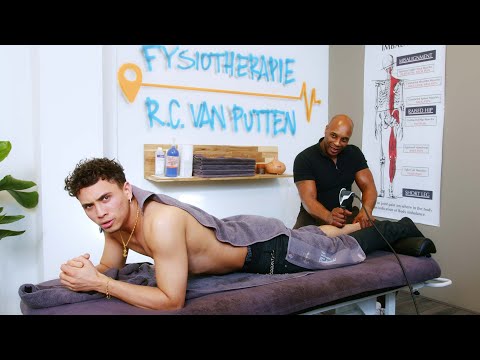 ZANGER LUCA GILLIOT WORDT AAN ZIJN RUG EN ONDERBEEN BEHANDELD