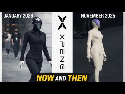 XPENG IRON Humanoid Robot Stuns Public With First Real World Appearance
