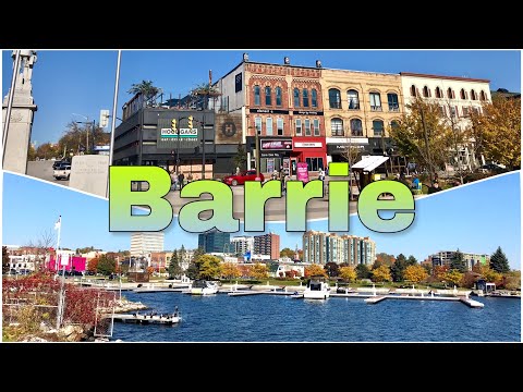 [4K] 🇨🇦 Barrie, Ontario  | Downtown | 4K Walking Tour