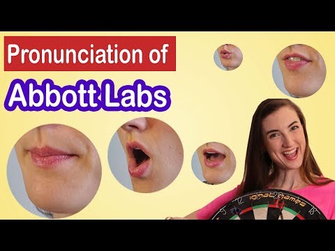 How to pronounce Abbott Labs, American English Pronunciation Lesson