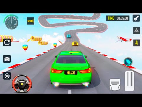 Impossible Car Stunts Driving - Mega Ramps Ultimate Race 3D - GTA V Mega Ramp - Android Gameplay #37