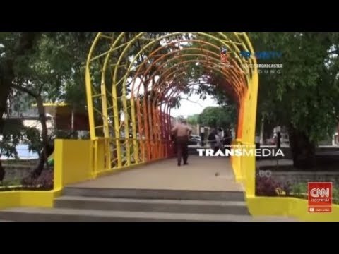 Inilah Alun-Alun Regol, Taman Terpanjang di Kota Bandung