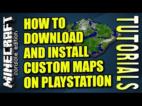 Skippy 6 Gaming - MINECRAFT - PS3  - HOW TO DOWNLOAD AND INSTALL MAPS ( PLAYSTATION ) TUTORIAL