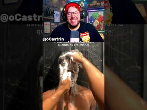 BANHO quando EU ERA CRIANÇA #shorts