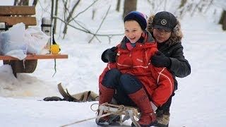 preview picture of video 'Зимние туристские соревнования Ледяной поход'