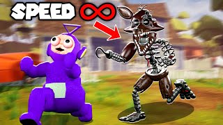 Download lagu FOXY IS FASTER THEN FREDBEAR! | Tinky Winky Plays: Hello Neighbor Foxy Mod mp3