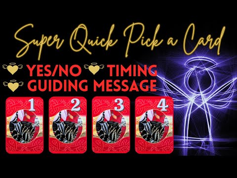 Yes ✅ No ❌ Timing ⏲️ Guiding Message 📨🙏 PICK A CARD 🔮✨ SUPER QUICK ⚡