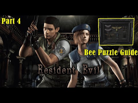 Resident Evil 1 | Part 4 Bee Puzzle Guide