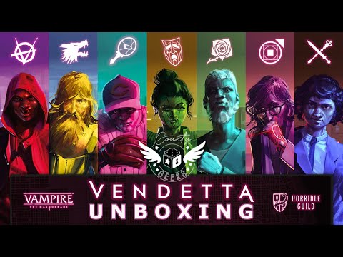 Vámpír: A Maszkabál - Vendetta / társasjáték - játékbontás - County Geeks