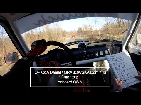 Opioła / Grabowska - Fiat 126p Onboard OS 6 | 1 runda Rally Park Cup 2021