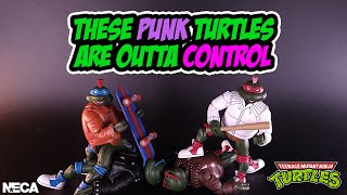NECA TMNT Punk Leonardo & Punk Raphael Action Figure Review