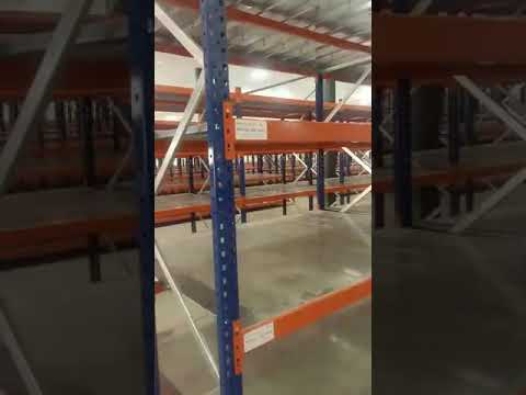 Black metal powder coated rack, for office