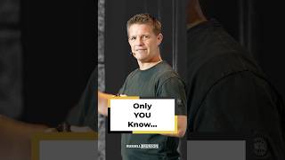 There's only one person in the world that knows every time you've lied...