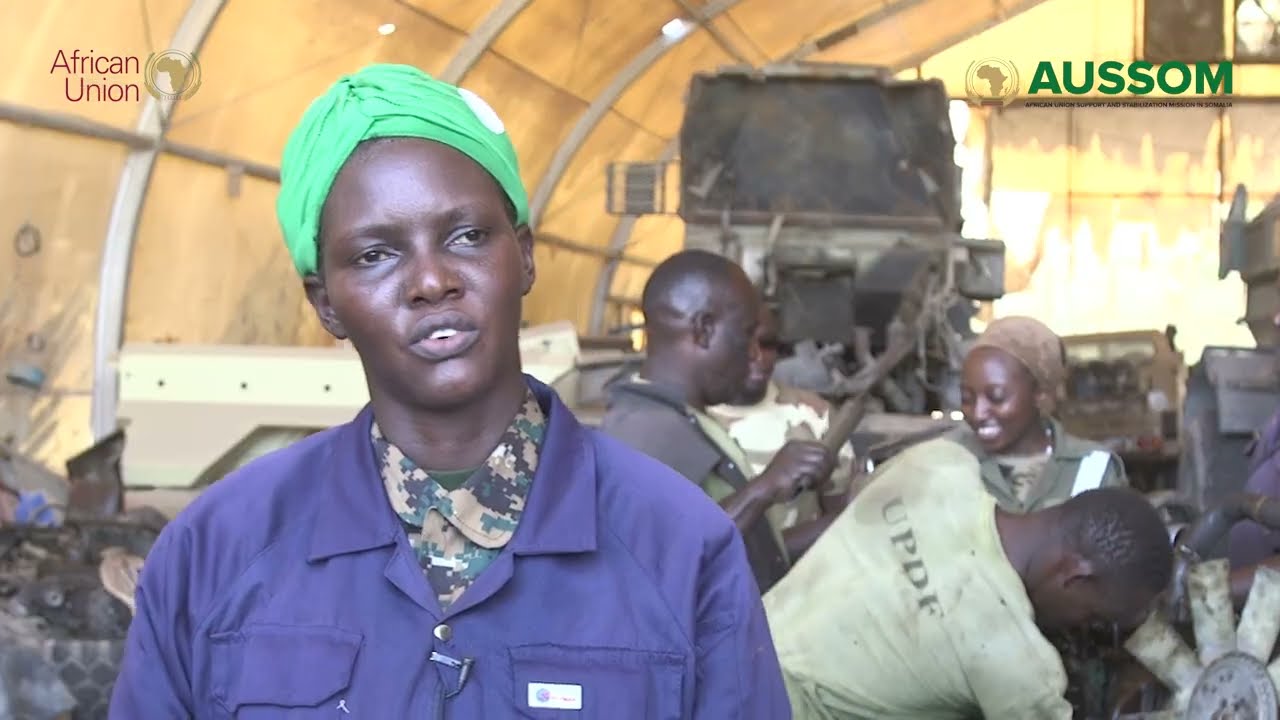 #WomenInAUSSOM | Cpl. Akullo Sharon, Automotive Technician - AUSSOM Sector 1