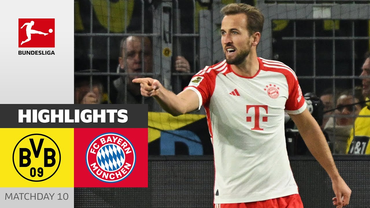 Borussia Dortmund vs FC Bayern München highlights