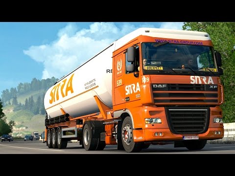 ETS 2 1.27 ProMods 2.16 DAF XF105  Strasbourg - Brussel