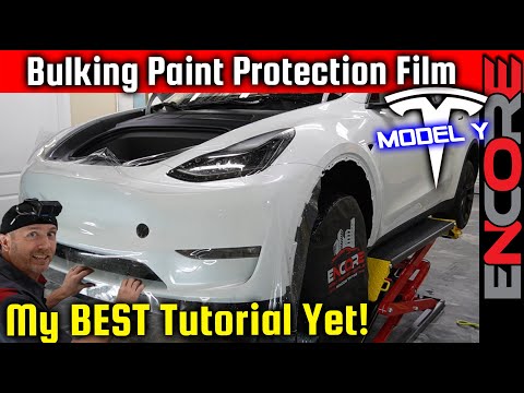 Tesla Model Y Front Bumper: Bulk PPF Installation Guide - The Right Way 🔥