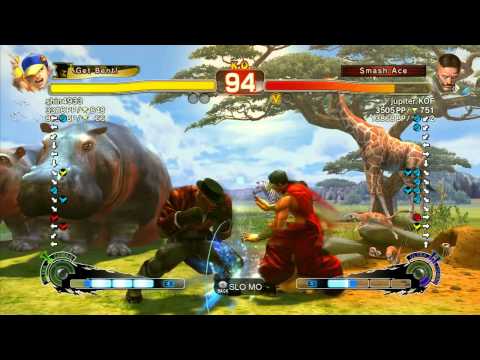 SSF4 AE: shin4933 (Yun) vs jupiter KOF (Dudley) - Ranked Match (720p HD)