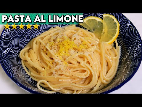 So bereiten Sie PASTA al LIMONE wie ein Italiener zu! (Rezept für Zitronennudeln)