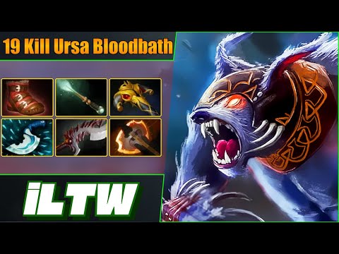 iLTW - Ursa Carry - 19 Kills Incredible Pro Display - Dota 2 Full Gameplay - Improve Your Gameplay