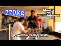 Deadlift 270kg BodyBuilder Vs Powerlifter | Muntikan Ng Pumutok Yung Ugat Sa Sobrang Bigat 😱