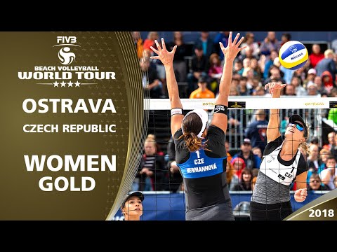 Hermannova/Slukova vs. Bansley/Brandie | 4* Ostrava - FIVB Beach Volleyball World Tour 17/18