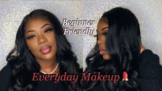Everyday Makeup Routine "Beginner Friendly” | Ft. West Kiss Hair